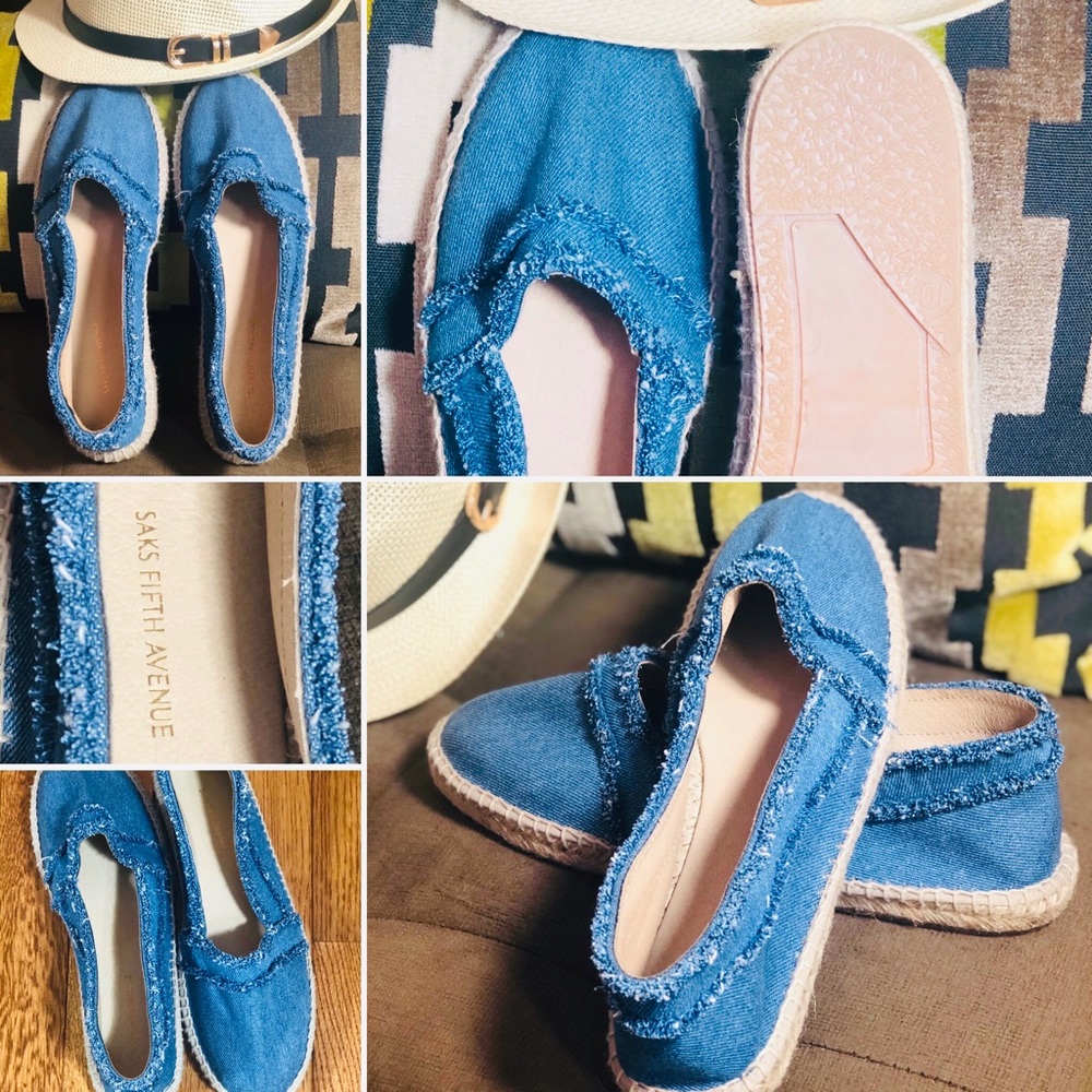 Saks Fifth Ave - Denim Espadrilles